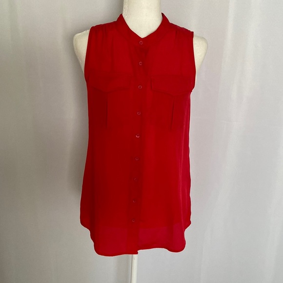 J.Crew Red Pocket Tank - Picture 7 of 8